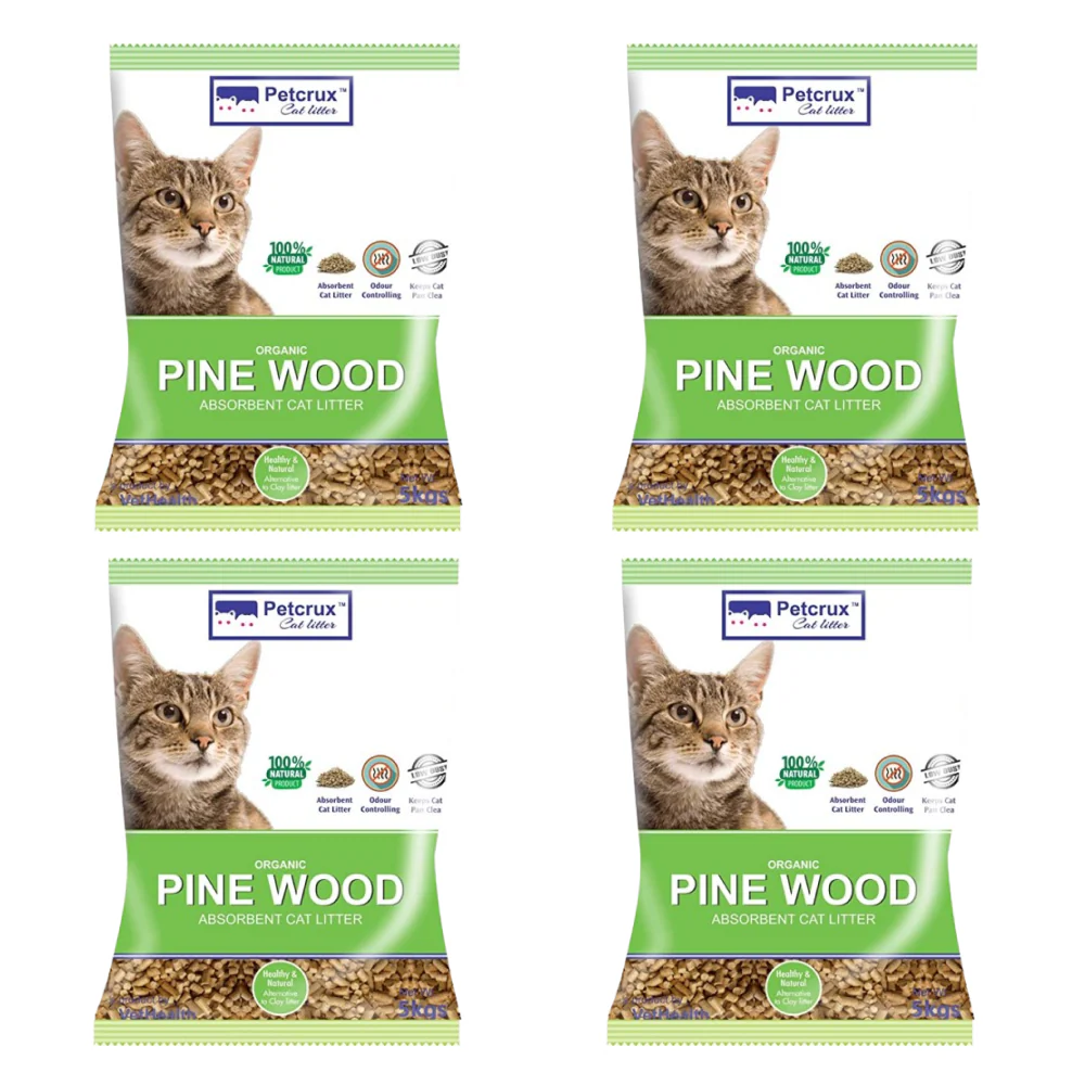PetCrux Exclusive Organic Pine Wood Scented Cat Litter - Image 4
