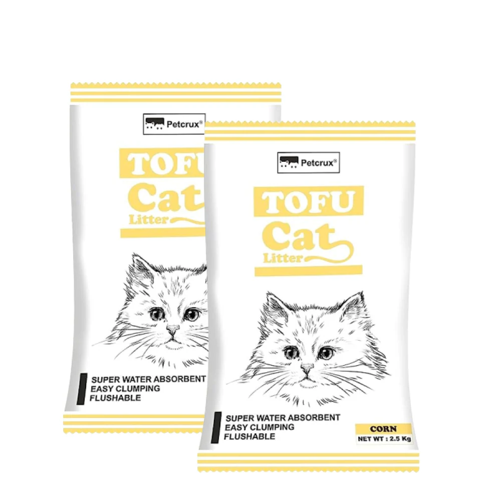 Petcrux Exclusive Organic Tofu Corn Scented Cat Litter - Image 2