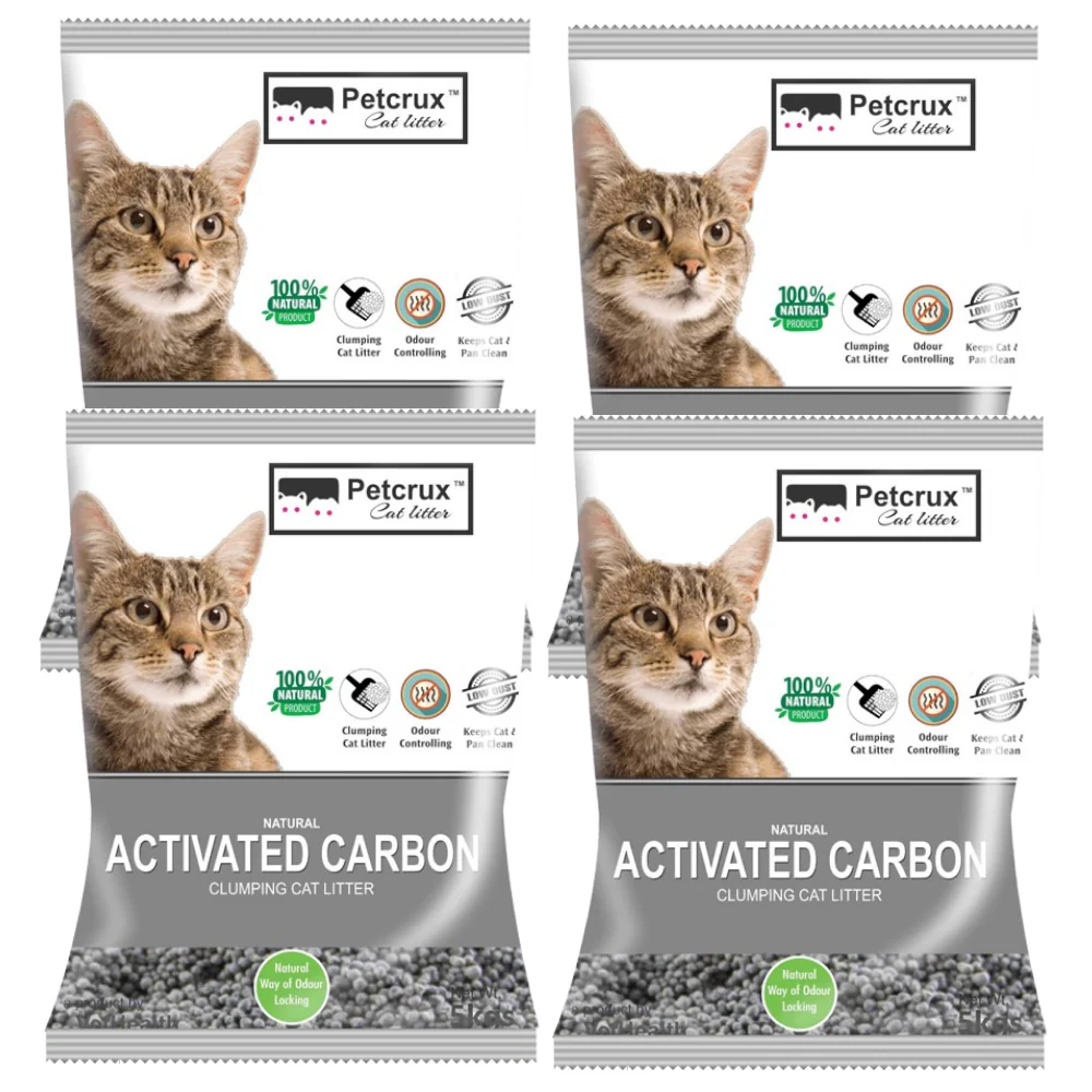 PetCrux Exclusive Scoopable Unscented Natural Activated Carbon Cat Litter - Image 4