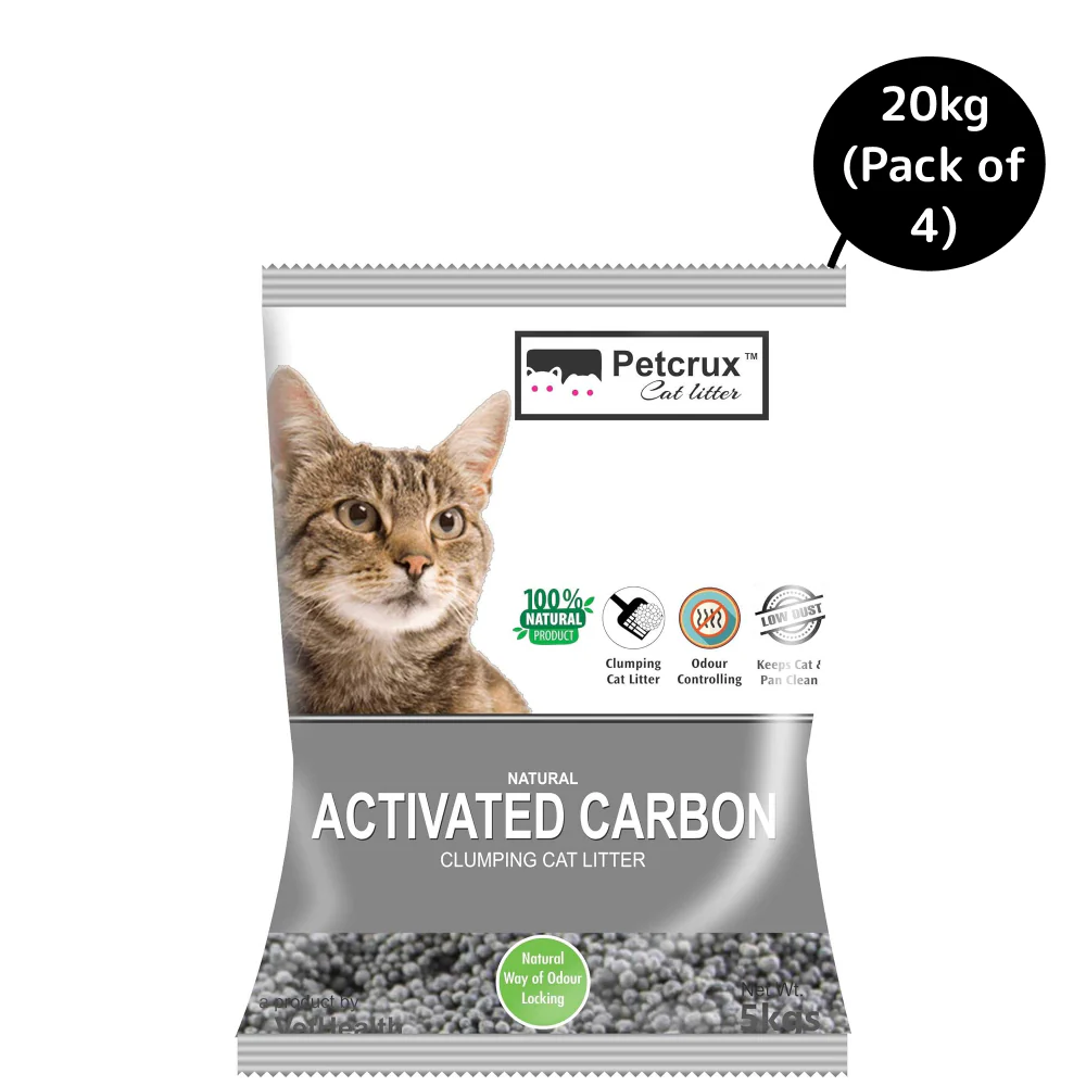 PetCrux Exclusive Scoopable Unscented Natural Activated Carbon Cat Litter - Image 5