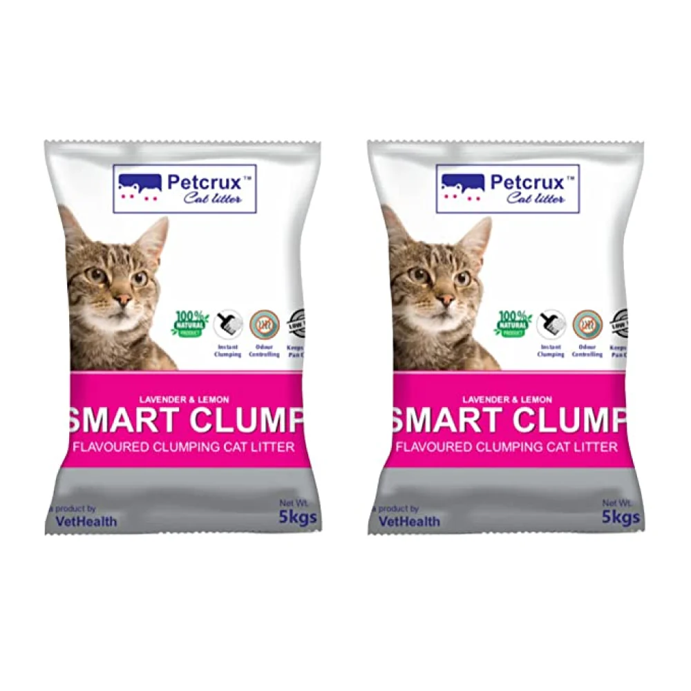 Petcrux Lavender & Lemon Scented Smart Clumping Cat Litter - Image 2