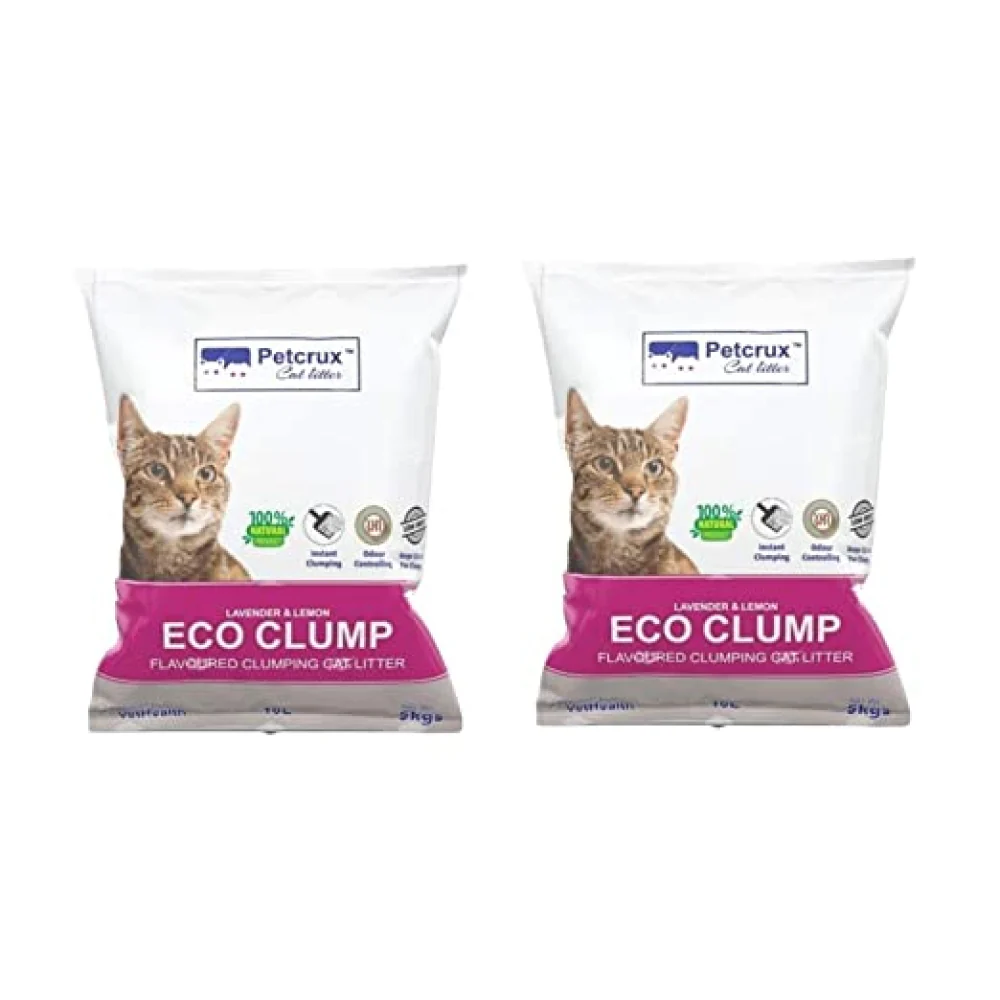 Petcrux Lavender Scented Eco Clumping Cat Litter - Image 3