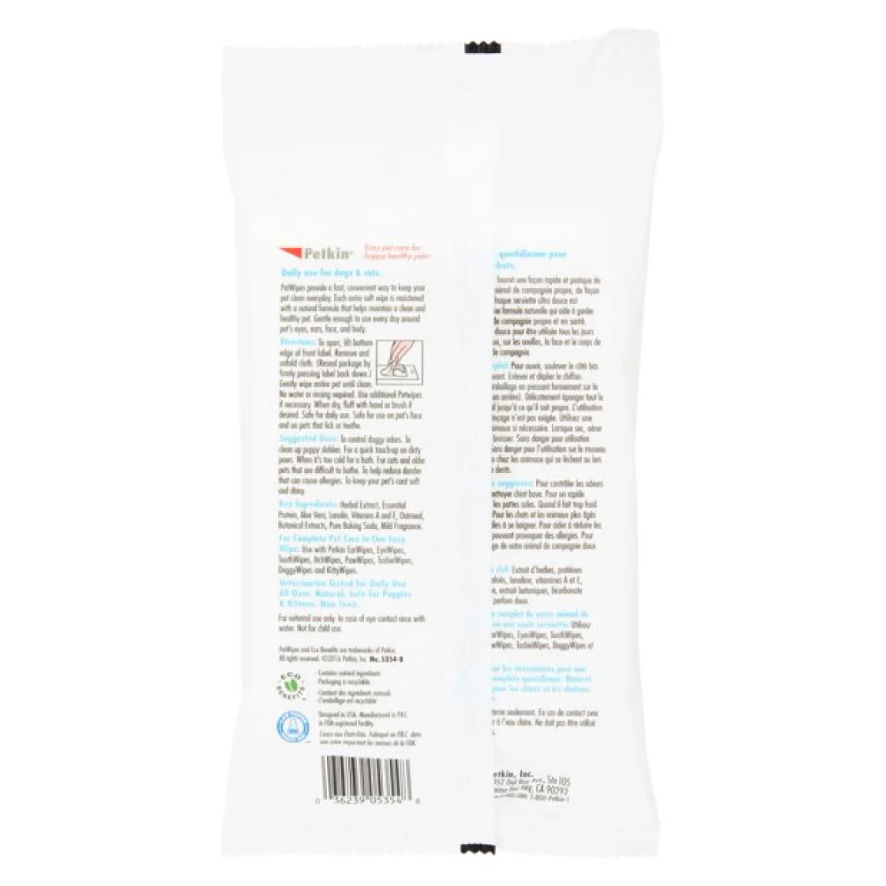 Petkin Petwipes for Dogs and Cats - Image 2