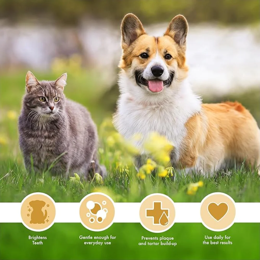 Petkin Peanut Butter Plaque Gel for Dogs and Cats - Image 4