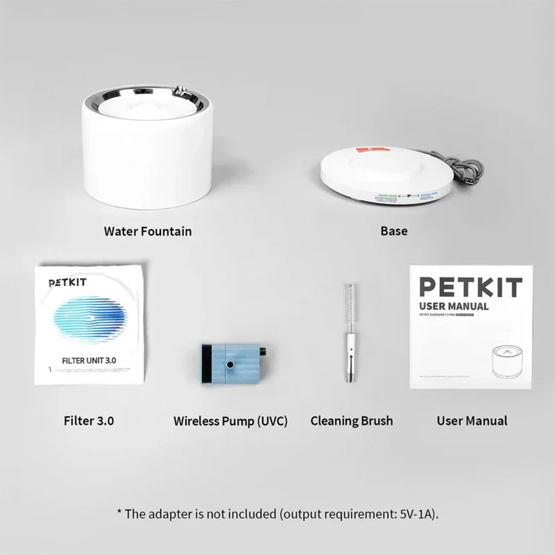 Petkit Eversweet 3 Pro Smart Automatic Water Fountain with Wireless Pump for Cats & Dogs (White) - Image 5