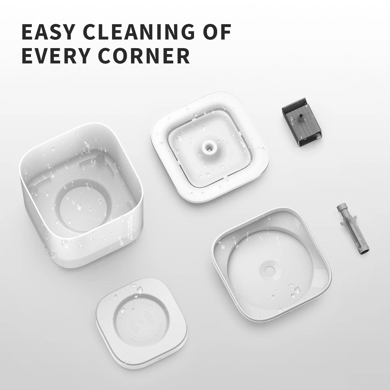 Petkit Eversweet Solo SE Smart Automatic Water Fountain for Cats & Dogs (White) - Image 3