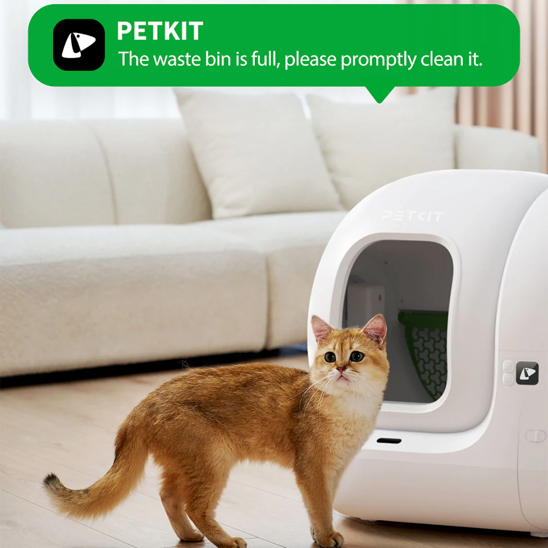 Petkit PuraMax2 Automatic Self Cleaning App Controlled 2.4G WiFi Litter Box for Cats (White) - Image 4