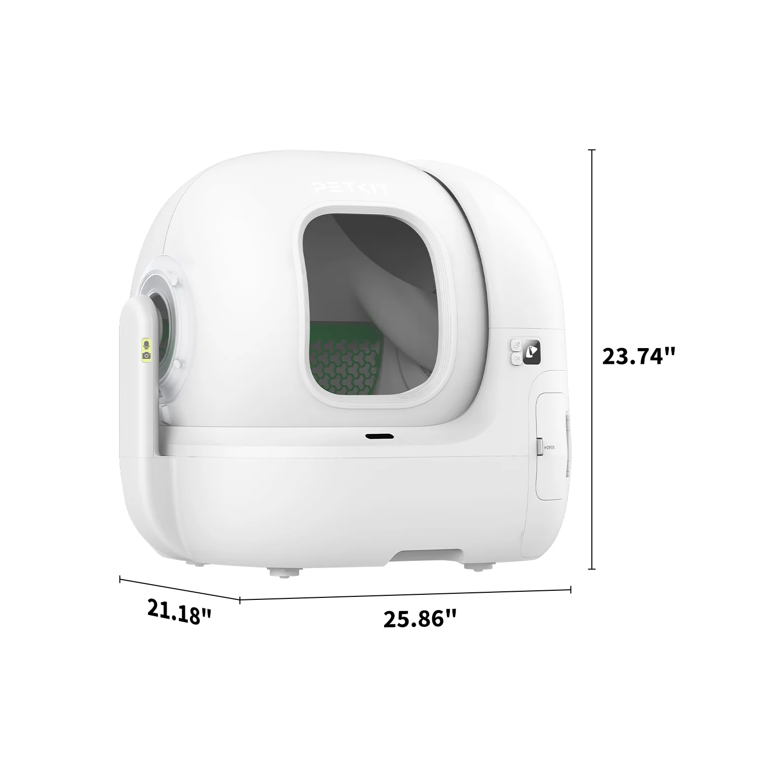 Petkit Purobot Max Pro Automatic Self Cleaning Litter Box for Cats (White) - Image 12