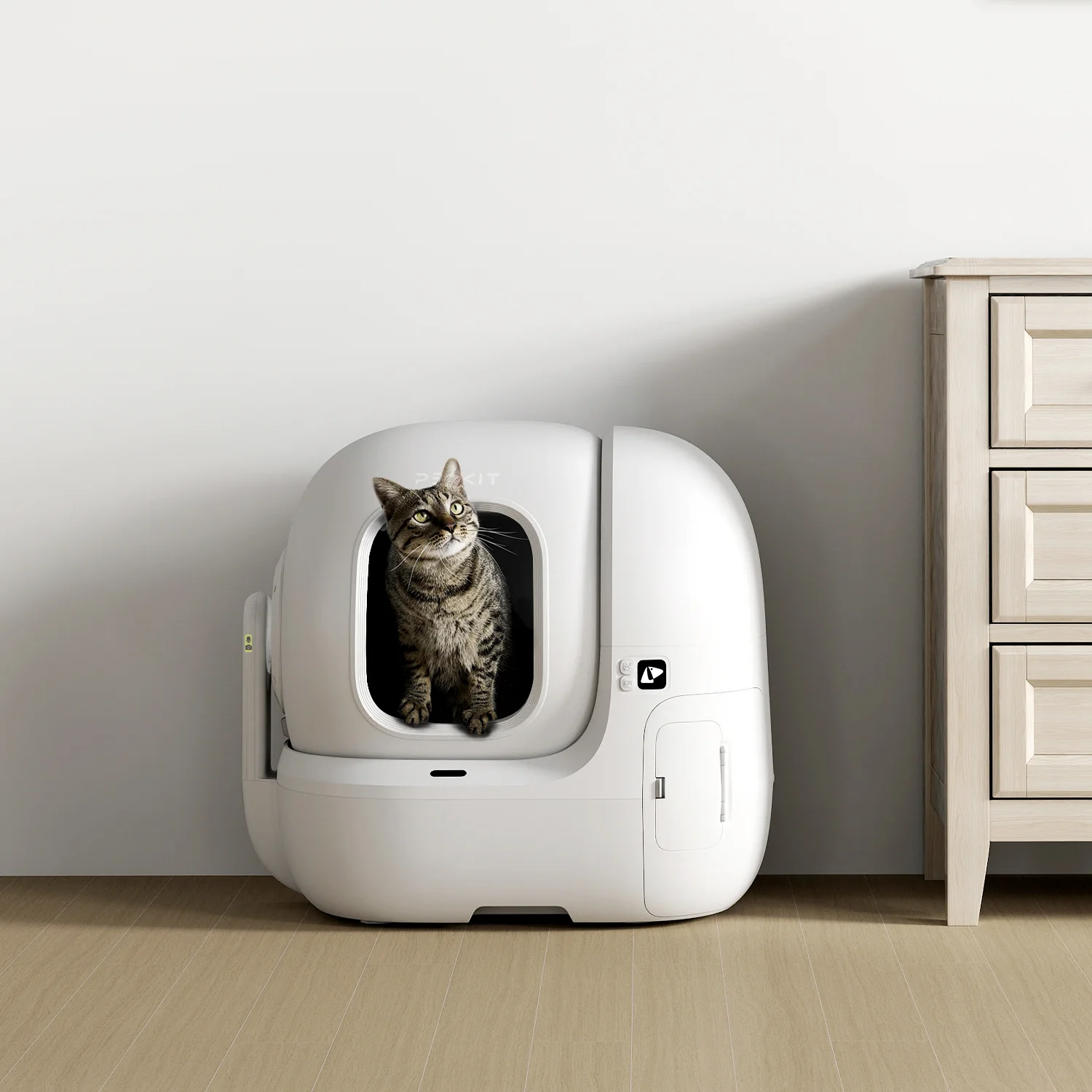 Petkit Purobot Max Pro Automatic Self Cleaning Litter Box for Cats (White) - Image 13