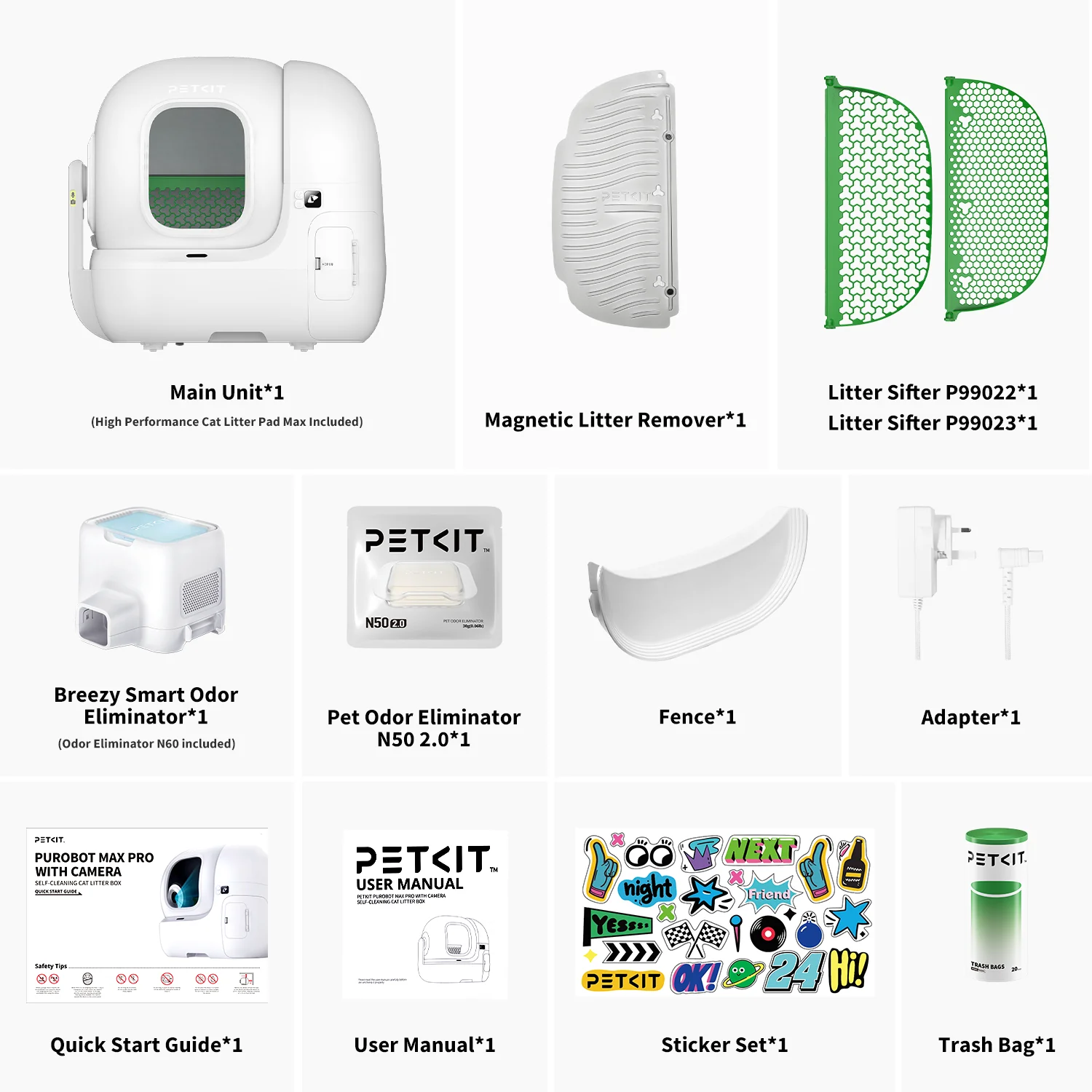 Petkit Purobot Max Pro Automatic Self Cleaning Litter Box for Cats (White) - Image 2