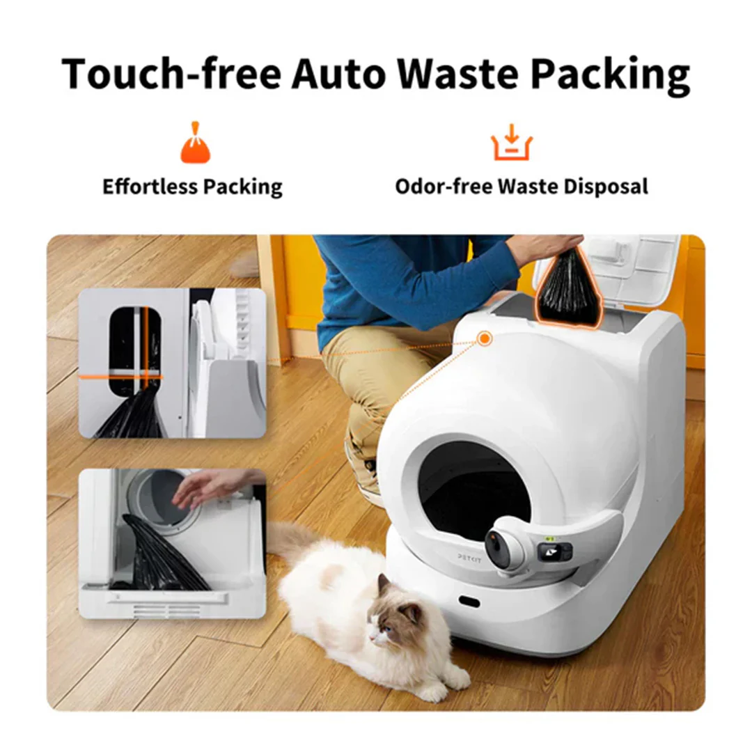 Petkit Purobot Ultra Automatic Self Cleaning Litter Box for Cats (White) - Image 4