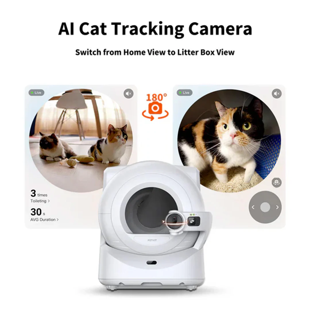 Petkit Purobot Ultra Automatic Self Cleaning Litter Box for Cats (White) - Image 7