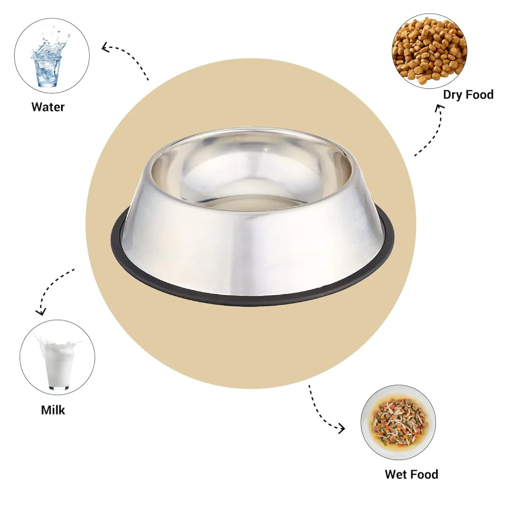 Pets Empire Regular Anti Skid Bowl for Dogs and Cats - Image 4
