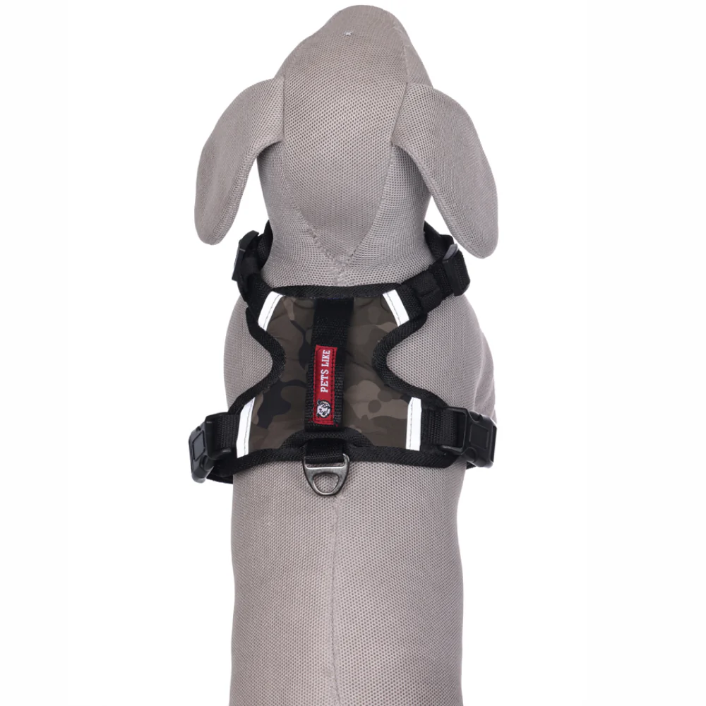 Pets Like Padded Double Side Harness for Dogs (Brown Flange) - Image 6