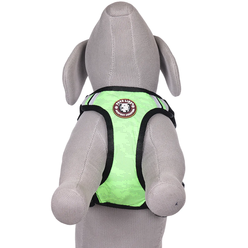 Pets Like Padded Double Side Harness for Dogs (Neon Green) - Image 6
