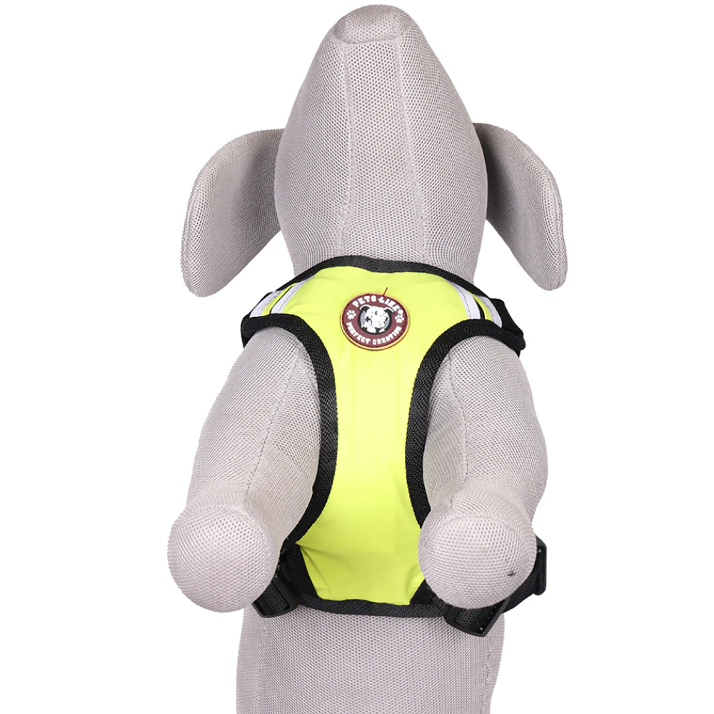 Pets Like Padded Double Side Harness for Dogs (Neon Yellow) - Image 5