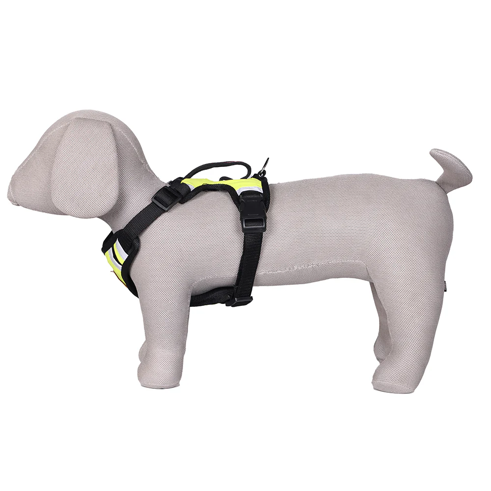 Pets Like Padded Double Side Harness for Dogs (Neon Yellow) - Image 6