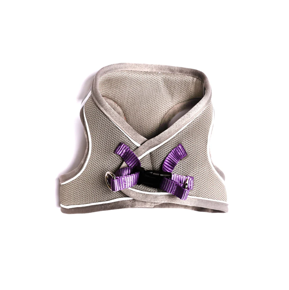 Pets Way Air Mesh Harness for Puppies & Small Dogs (Grey) - Image 4