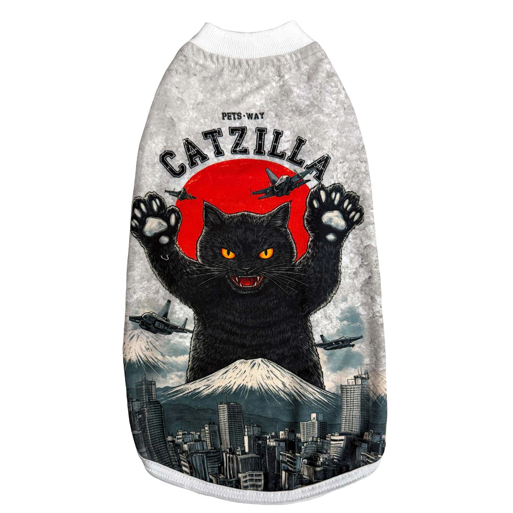 Pets Way Catzilla Tshirt for Cats - Image 2