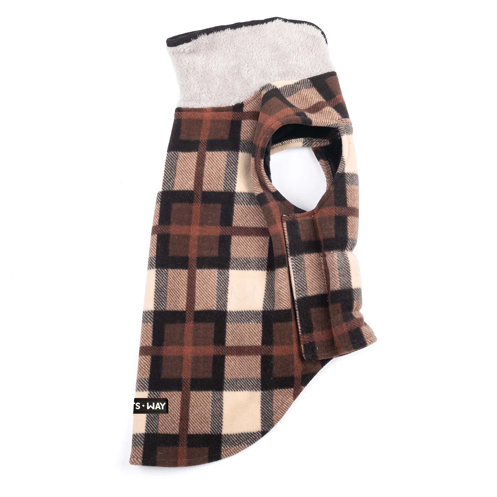 Pets Way Checks Winter Jacket for Dogs (Brownie) - Image 6