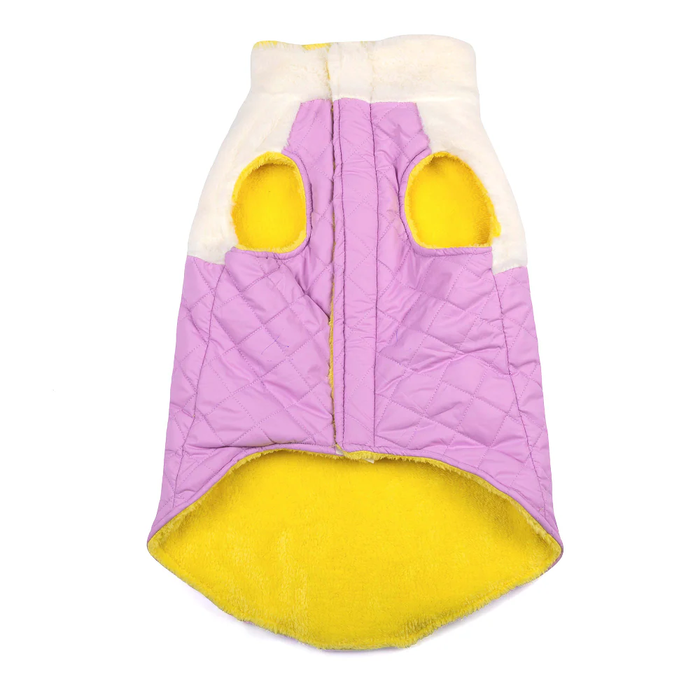 Pets Way Cozyquilt Winter Jacket for Dogs (Mauve) - Image 3
