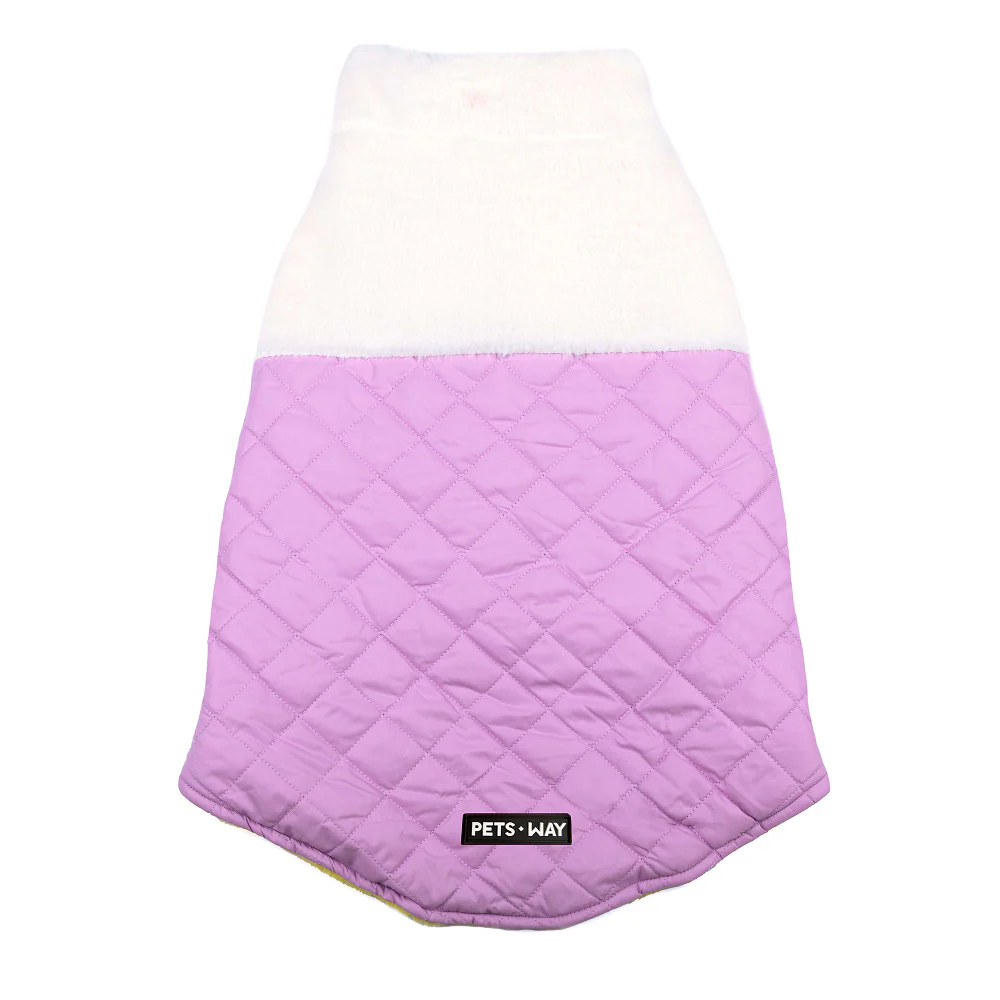 Pets Way Cozyquilt Winter Jacket for Dogs (Mauve) - Image 6