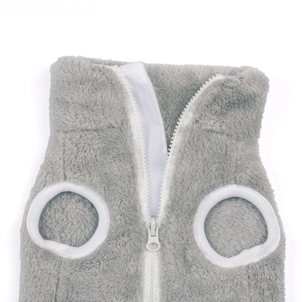 Pets Way Crazy Fur Winter Jacket for Dogs (Ash) - Image 5