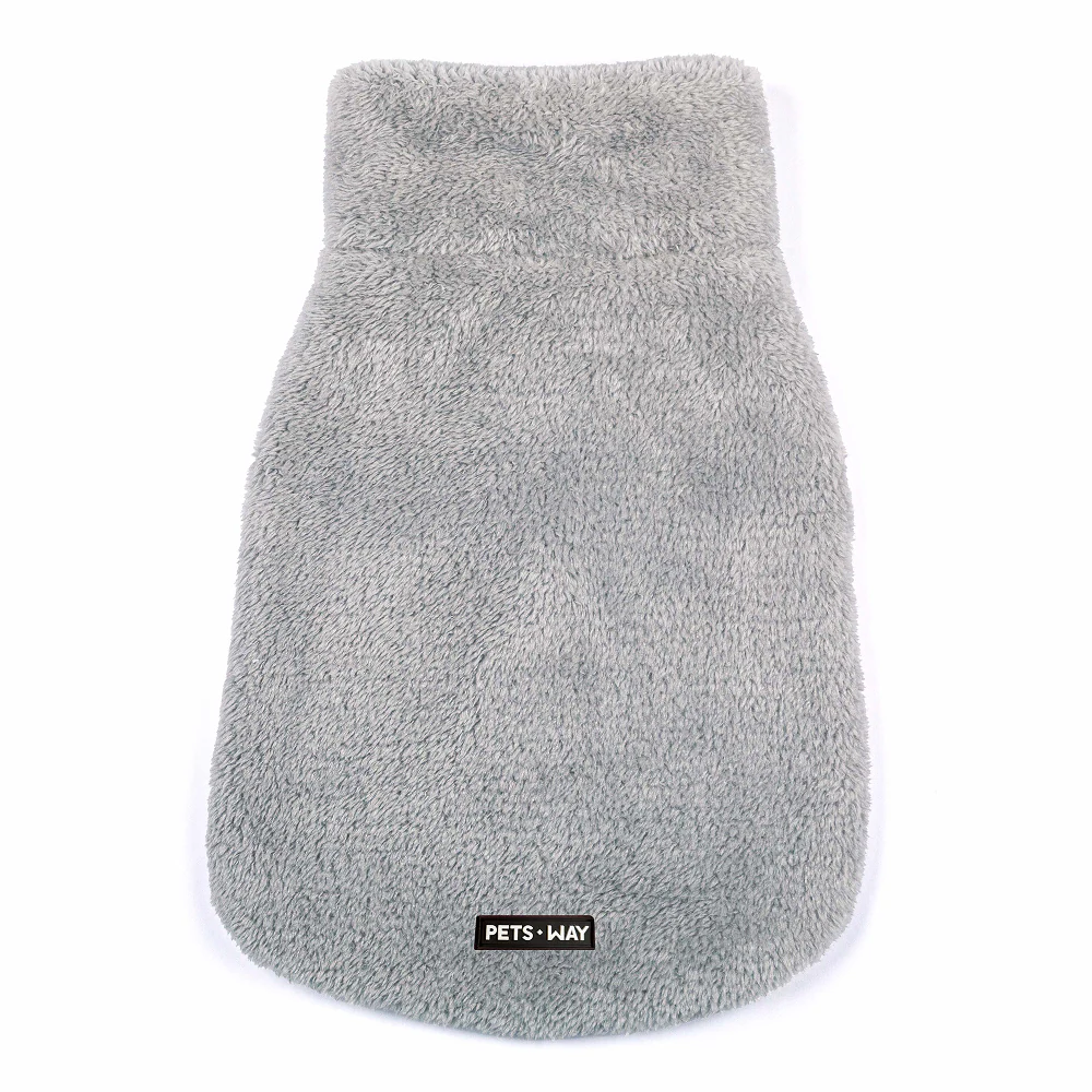 Pets Way Crazy Fur Winter Jacket for Dogs (Ash) - Image 6