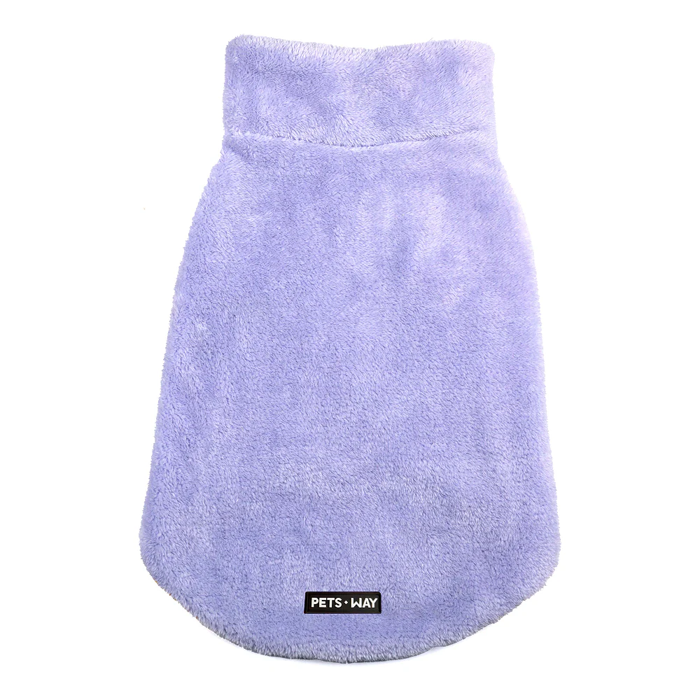 Pets Way Crazy Fur Winter Jacket for Dogs (Dust Blue) - Image 7