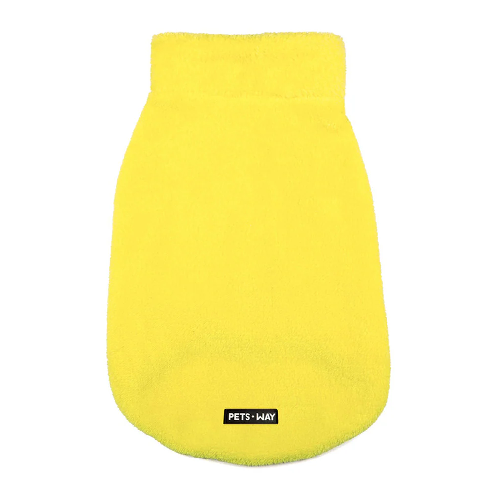 Pets Way Crazy Fur Winter Jacket for Dogs (Yellow) - Image 6