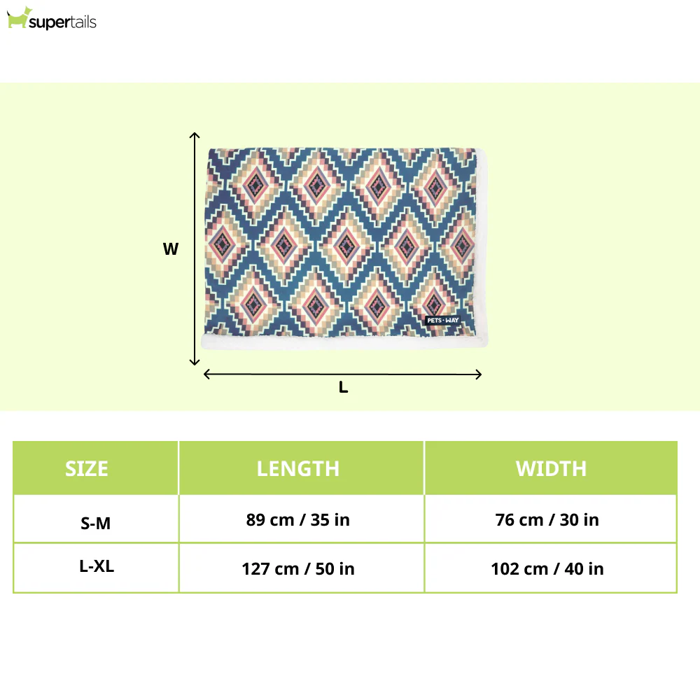 Pets Way Crystal Ultra Soft Winter Blanket for Dogs - Image 2