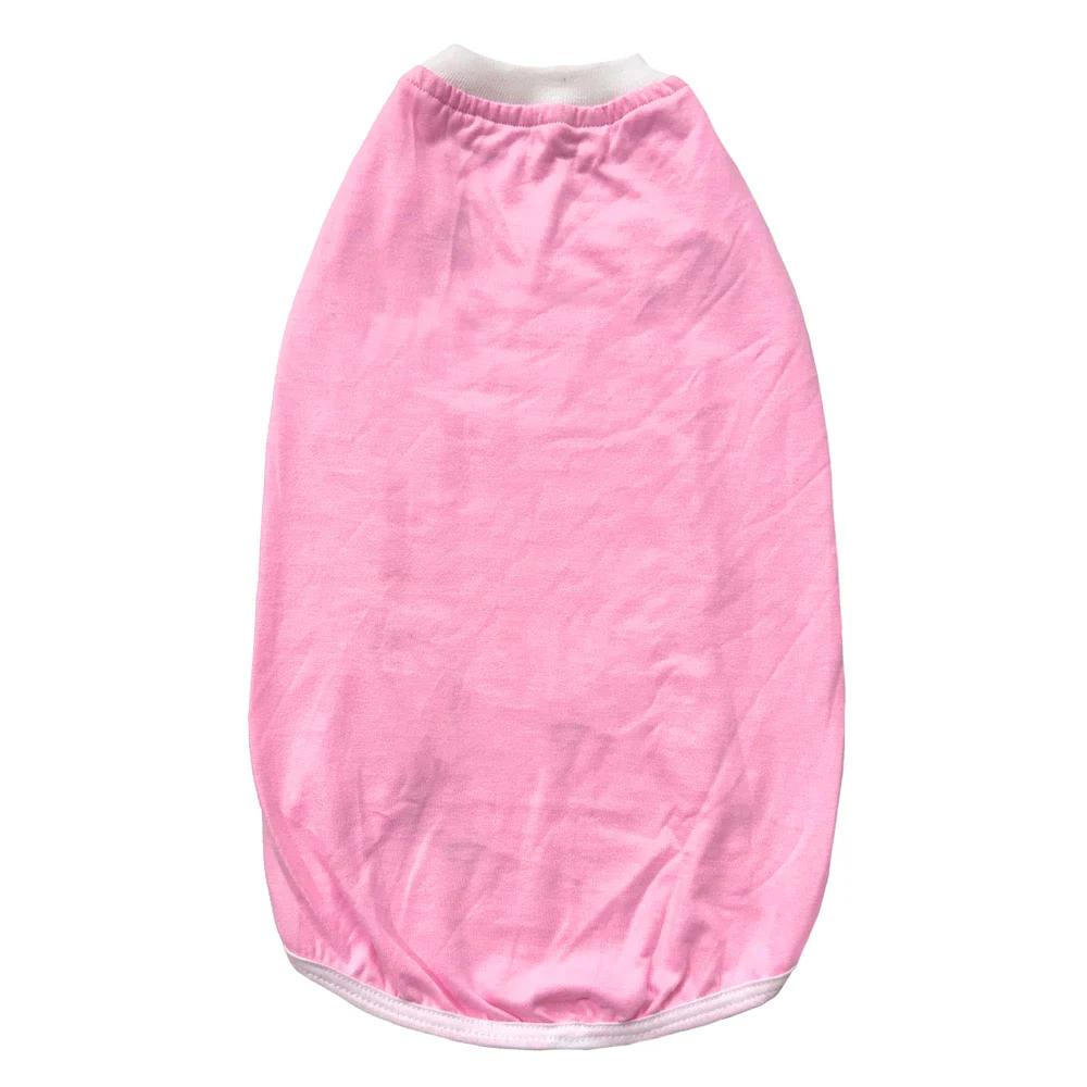 Pets Way Dive In Stripes Tshirt for Cat (Blush) - Image 4