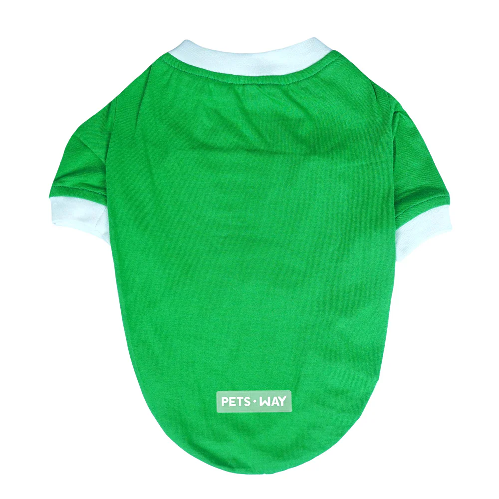 Pets Way Dive In Stripes Tshirt for Dogs (Forest) - Image 6
