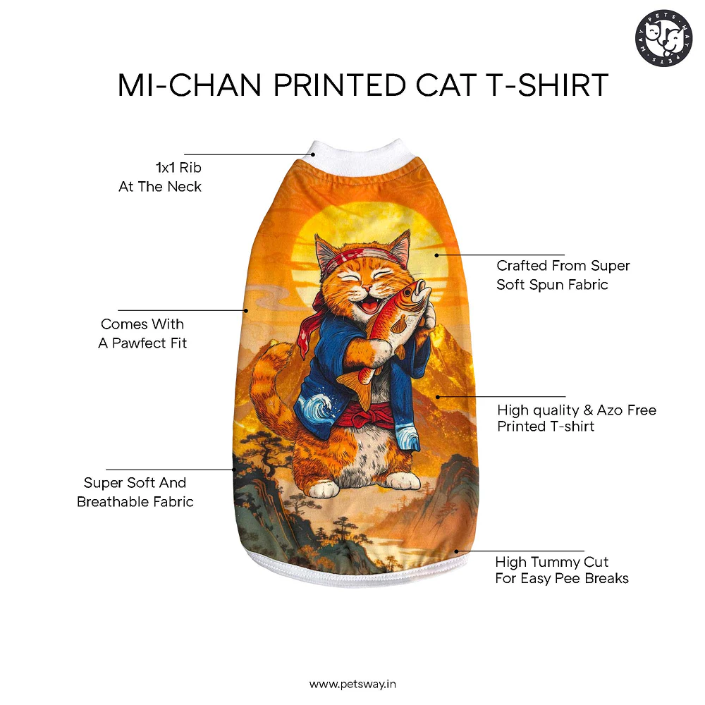 Pets Way Fisher Tshirt for Cats - Image 3
