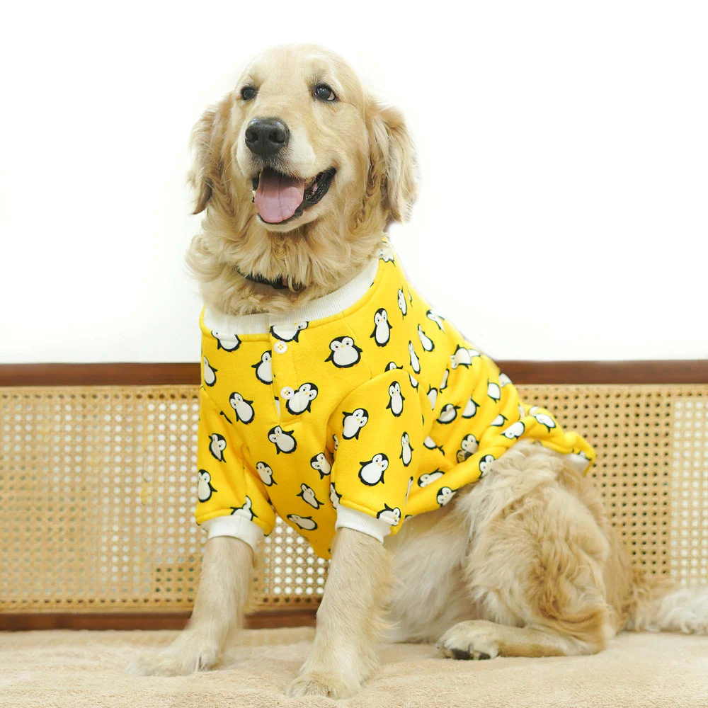 Pets Way Foxwagen Winter Sweatshirts for Dogs (Yellow) - Image 7