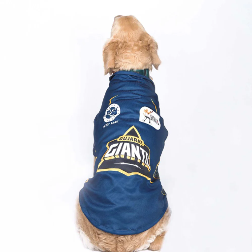 Pets Way Gujarat Giants IPL Jersey for Dogs and Cats (Blue)| Indian Pet League - Image 3