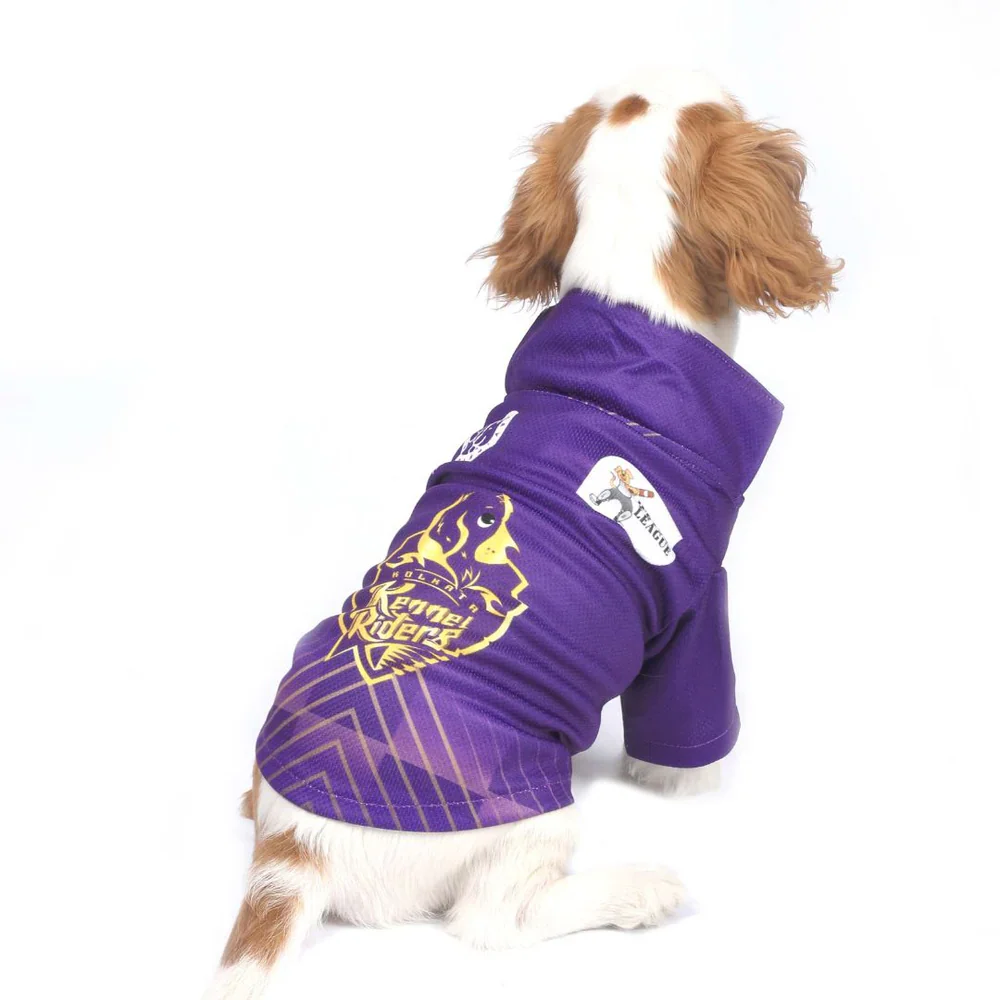 Pets Way Kolkata Kennel Riders IPL Jersey for Dogs and Cats (Purple)| Indian Pet League - Image 3