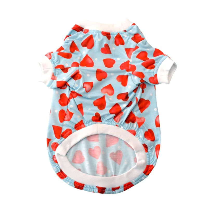 Pets Way Little Heart Tshirt for Dogs (Red) - Image 3