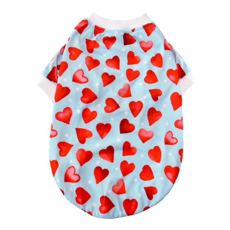 Pets Way Little Heart Tshirt for Dogs (Red) - Image 5
