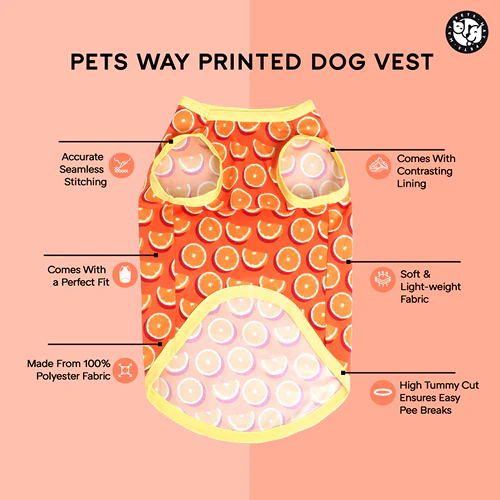 Pets Way Printed Fun Summer Vest Combo for Dogs and Cats - Image 4