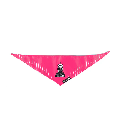 Pets Way Rajasthan Regals IPL Bandana for Dogs and Cats (Pink) | Indian Pet League - Image 4