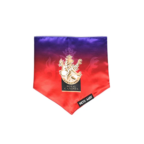 Pets Way Royal Canines Bangalore IPL Bandana for Dogs and Cats (Red) | Indian Pet League - Image 3