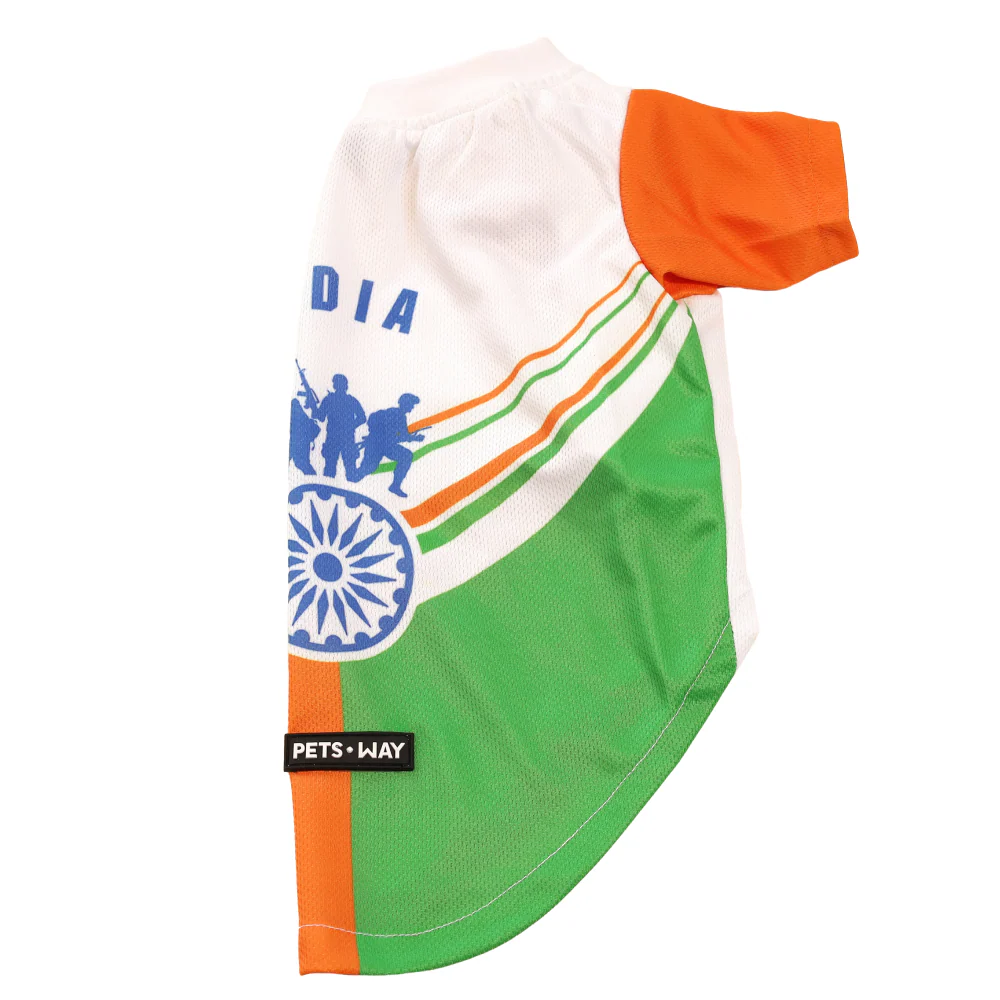 Pets Way Bharat Pride Tshirt for Dogs - Image 7