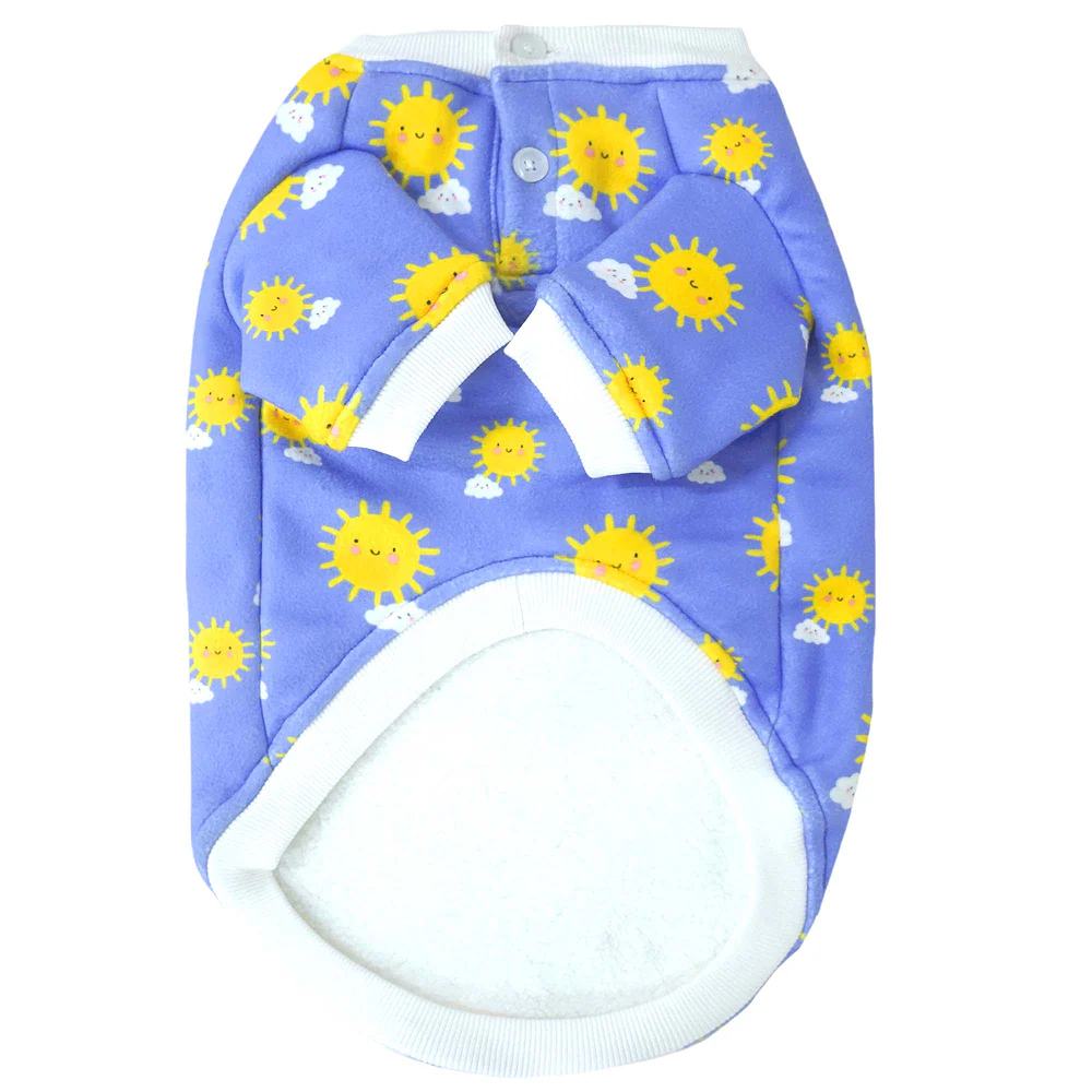 Pets Way Sunlight Winter Sweatshirts for Dogs (Blue) - Image 5
