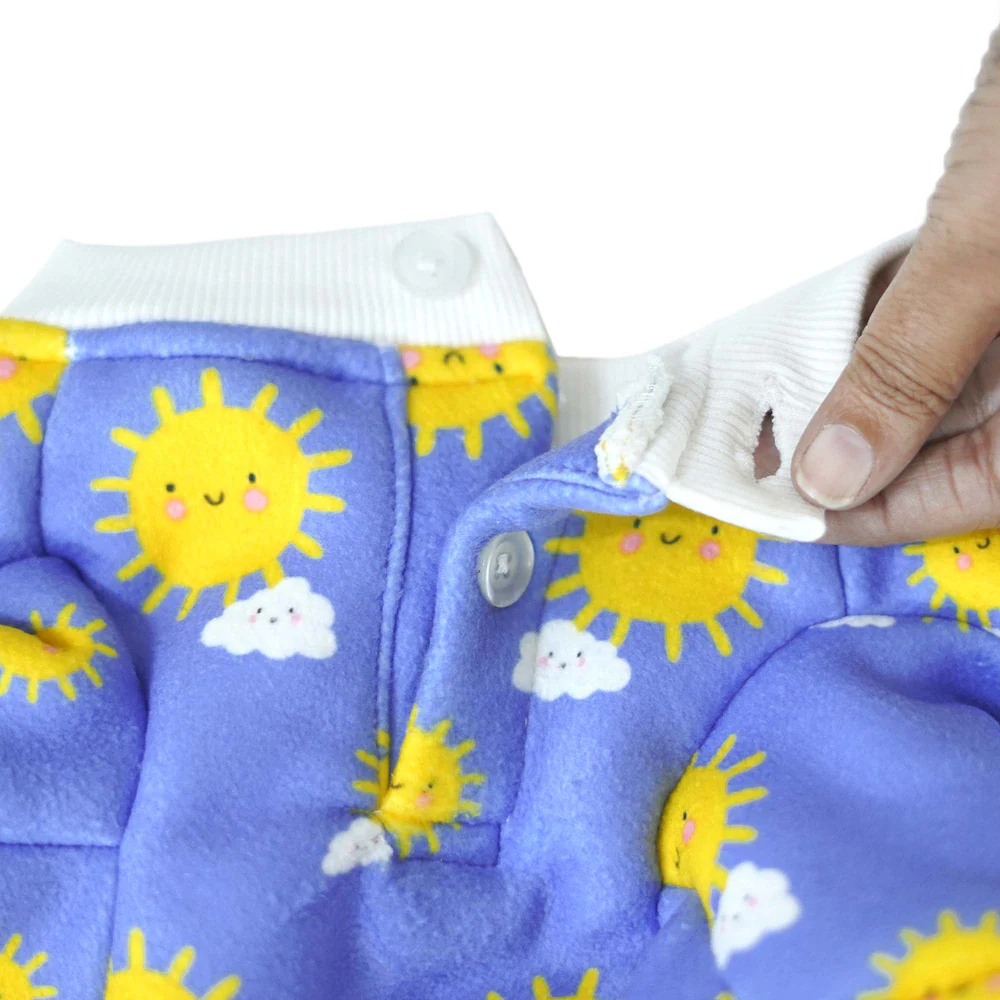 Pets Way Sunlight Winter Sweatshirts for Dogs (Blue) - Image 7