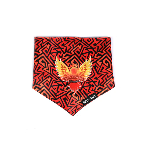 Pets Way Sunriders Hydrabad IPL Bandana for Dogs and Cats (Orange) | Indian Pet League - Image 3
