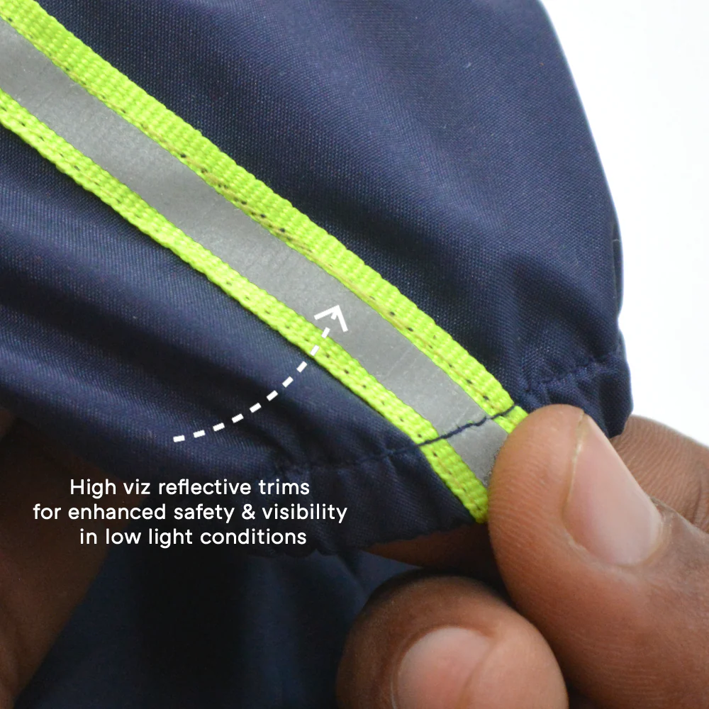 Pets Way TPU Cloud Raincoat for Dogs (Navy) - Image 3