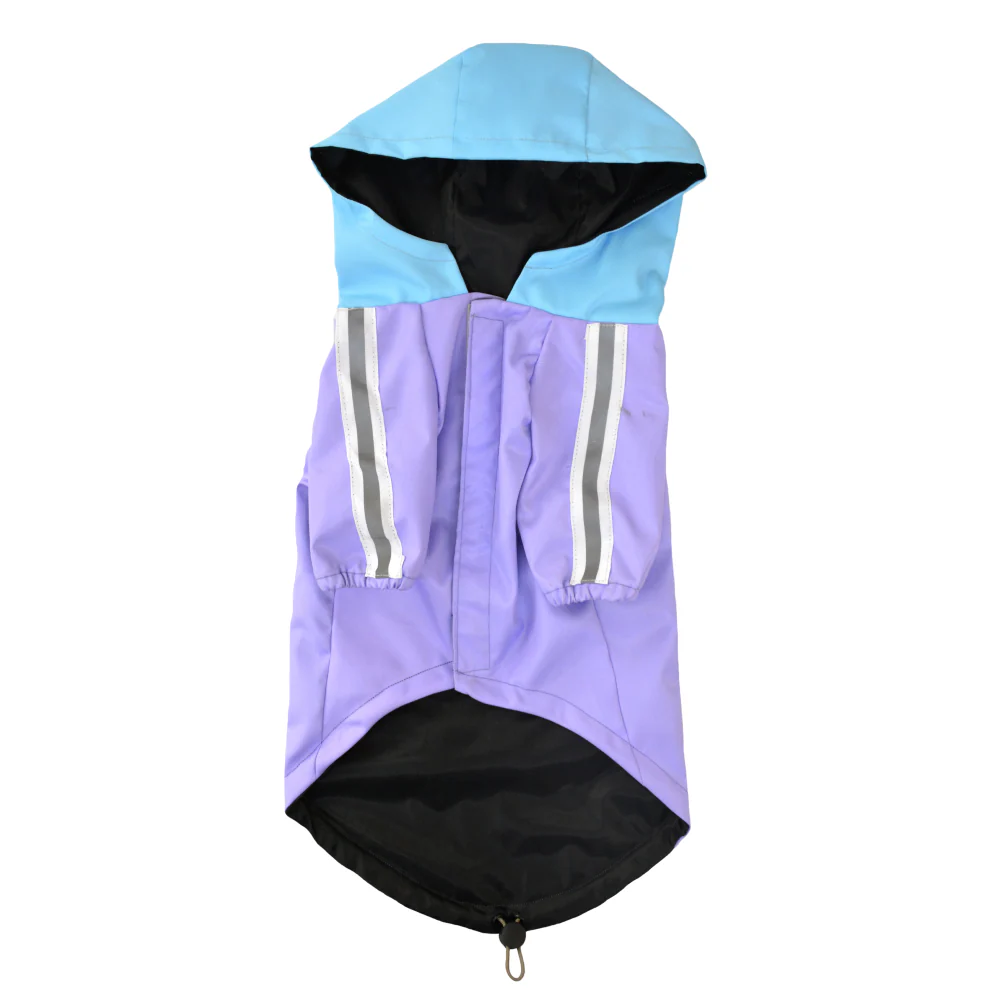 Pets Way TPU Rainstorm Raincoat for Dogs (Lavender) - Image 3