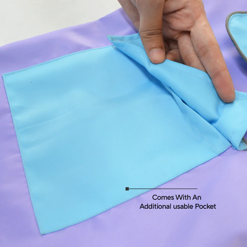Pets Way TPU Rainstorm Raincoat for Dogs (Lavender) - Image 7