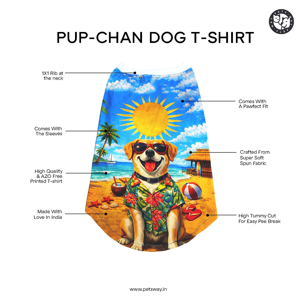 Pets Way Vacation Tshirt for Dogs - Image 4